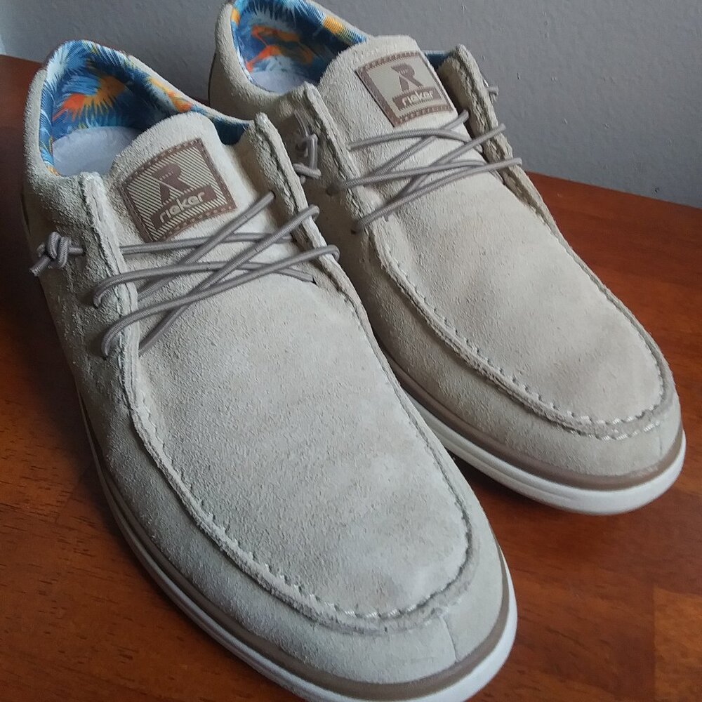 Rieker EVOLUTION Men's Valentin Shoes Biege/Creamsz 44